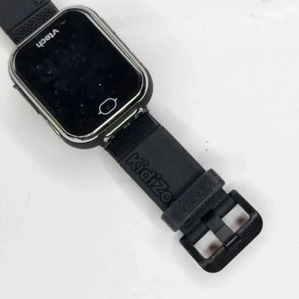 Watch Kiddyzoom Vtech Unisex Black 5490 Buckle Band Digital *Needs charger*